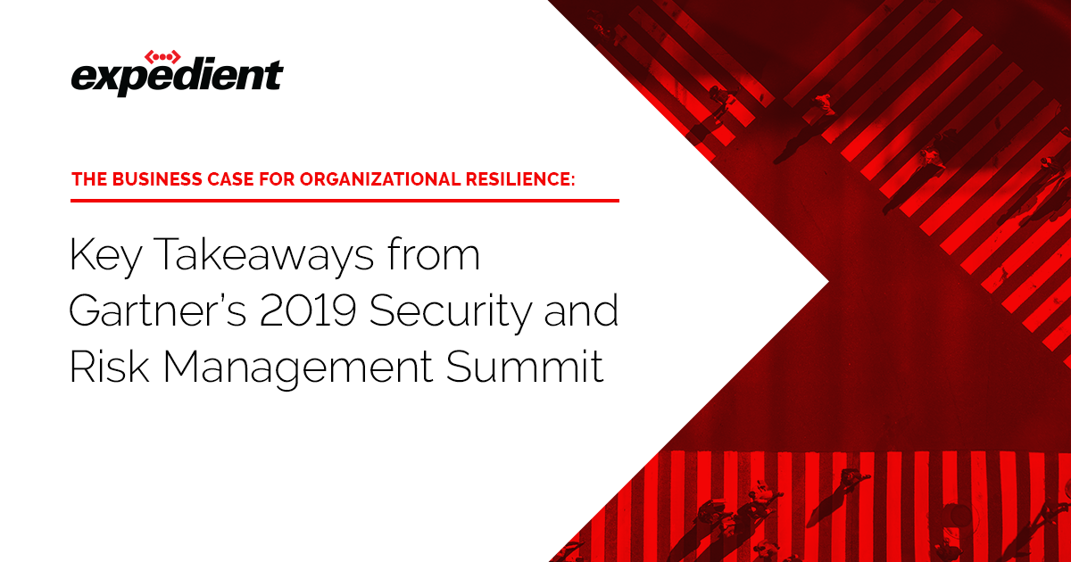 Key Takeaways from Gartner's 2019 Security and Risk Management Summit